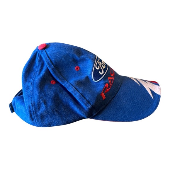 Ford Hat Cap Mens Blue Adjustable Shark tooth Racing  Adult - Picture 5 of 8